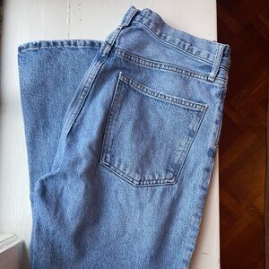 Agolde Lana Mid Rise Straight Jeans